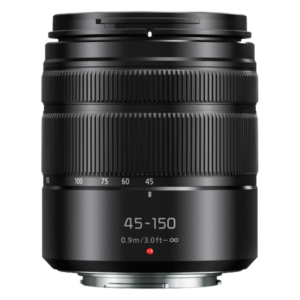 PANASONIC LUMIX 45-150 mm f/4-5,6 Asph. Mega O.I.S. Noir