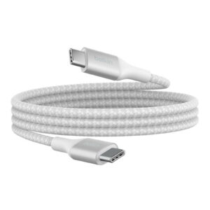 BELKIN Câble tressé USB-C vers USB-C 2m (Blanc)