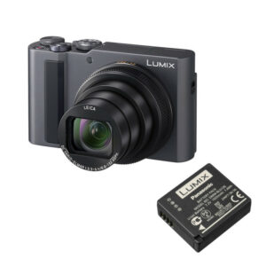 PANASONIC LUMIX DC-TZ300 Dark Silver + 2ème Batterie