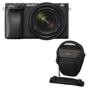 Kit Sony Alpha 6400 + 18-135 mm OSS + housse LCS-AMB